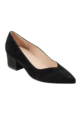 Labore Block Heel Pumps