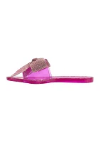 Joanne Bow Jelly Slide Sandals