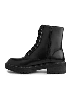 Kaedy Combat Boots - Wide Width