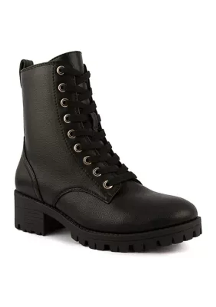 Oleen Combat Boots