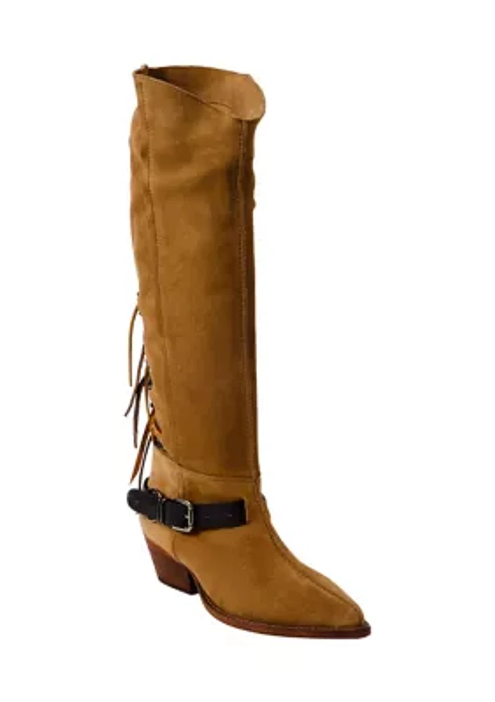 Back Lace Sway Low Western Boots