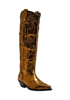 Moody Metallic Cowboy Boots