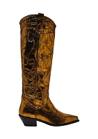 Moody Metallic Cowboy Boots