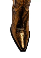 Moody Metallic Cowboy Boots