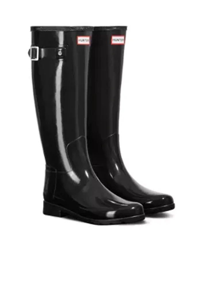 Refined Gloss Rain Boots