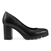 Mckay Block Heel Slip-on Dress Pumps