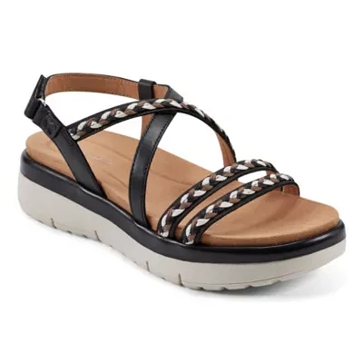 Ivani Round Toe Strappy Platform Sandals