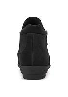 Aleta Side Zipper Casual Flat Booties