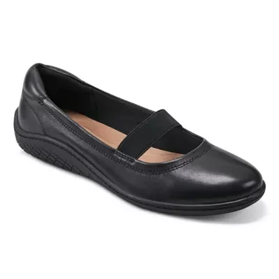 Golden Round Toe Casual Ballet Flats