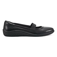 Golden Round Toe Casual Ballet Flats