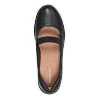 Golden Round Toe Casual Ballet Flats