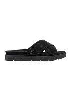 Stacy Casual Slip On Round Toe Sandals