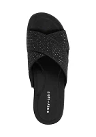 Stacy Casual Slip On Round Toe Sandals