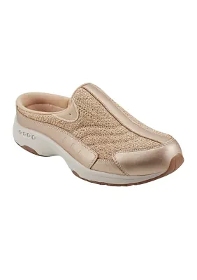 Traveltime Round Toe Casual Slip On Sneaker Mules