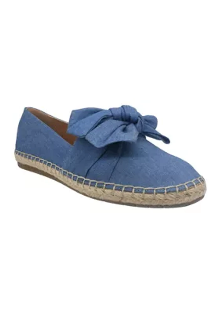 Women's Fiona Bow Espadrille Flats