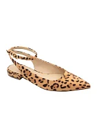 Parker Slingback Satin Flats