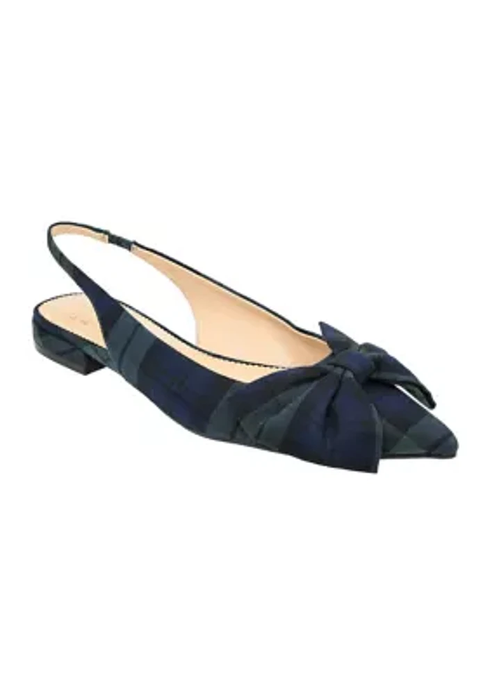 Penny Slingback Bow Flats