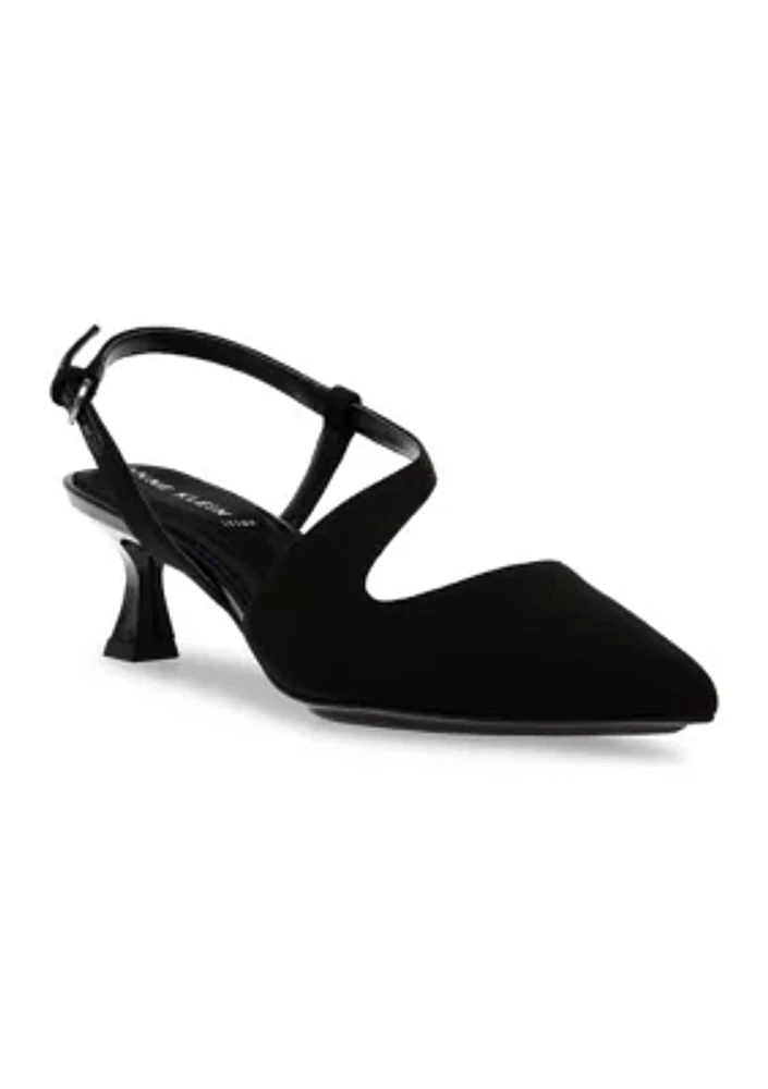 Izzi Sling Back Kitten Heels