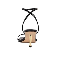 Anny Round Toe Ankle Strap Dress Sandals