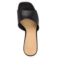 Niya Square Toe Slip-on Wedge Dress Sandals