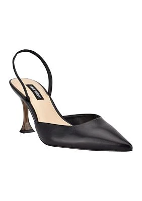 Happy Pointed Toe Slingback Pumps