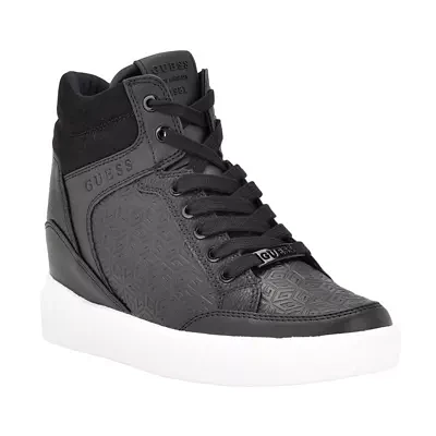 Blairin Logo Hidden Wedge Lace up Sneaker