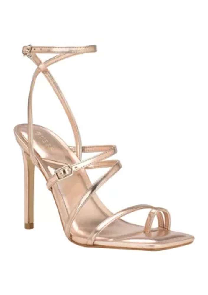 Bolten Strappy Single Sole Square Toe Sandals