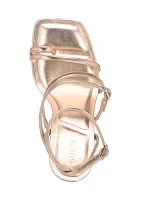 Bolten Strappy Single Sole Square Toe Sandals