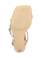 Bolten Strappy Single Sole Square Toe Sandals