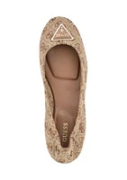 Miffy Elasticized Back Logo Ballet Flats