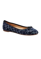 Abigail Signature Denim Flats