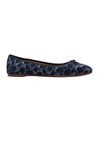 Abigail Signature Denim Flats