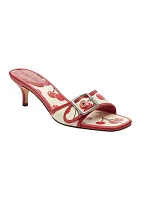 Margot Cherry Print Sandals