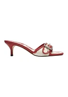 Margot Cherry Print Sandals