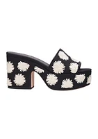 Ibiza Pom Floral Sandals