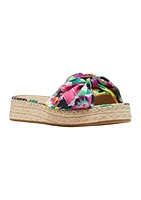 Lucie Orchid Bloom Espadrille Sandals