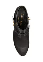 Dakota Zip Up Mid Heeled Booties