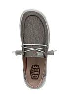 Wendy Peak Chambray Walnut Loafers