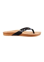 Cushion Court Twist Thong Sandals