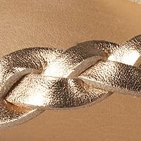 Cushion Court Twist Flip Flop Sandals