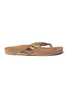 Cushion Court Twist Flip Flop Sandals