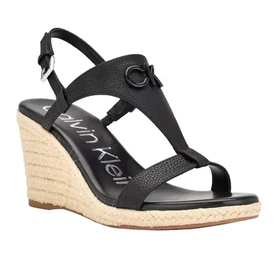 Blinda Round Toe Dress Wedge Sandals