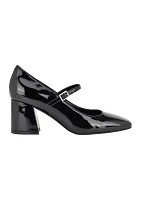 Jatlee Square Toe Block Heel Dress Pumps