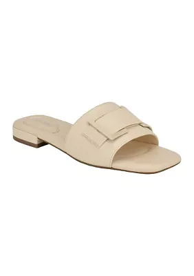 Kater Sqaure Toe Slip-on Dress Sandals