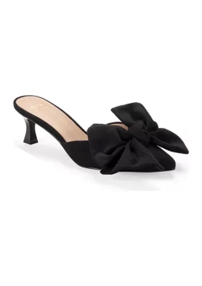 Francie Bow Top Heels