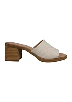 Audrey One Band Block Heel Sandals