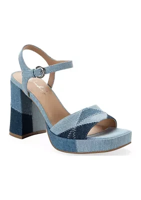 Jana Heeled Platform Sandals