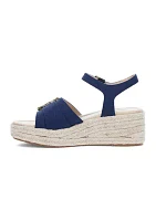 Derby Wedge Sandals
