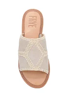 Ava Crochet Slide Sandals