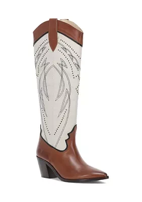 Sara Western Tall Stud Boots